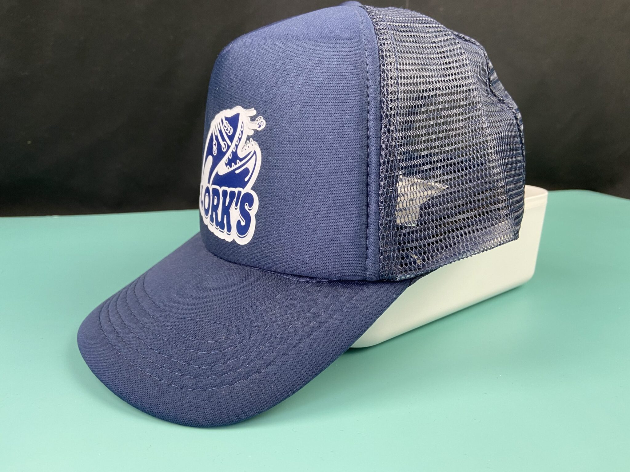 casquette filet bleu