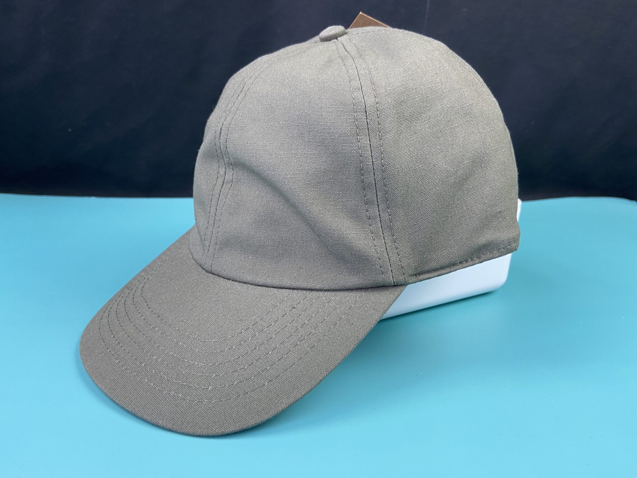 casquette coton gris