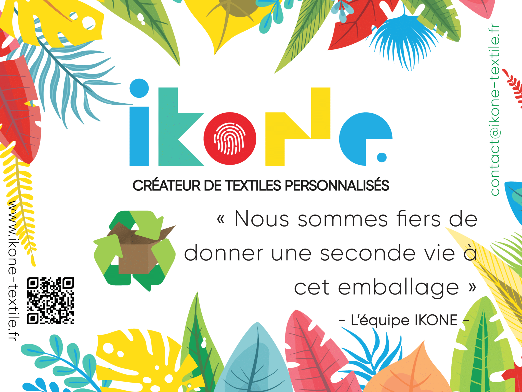 étiquette recyclage carton