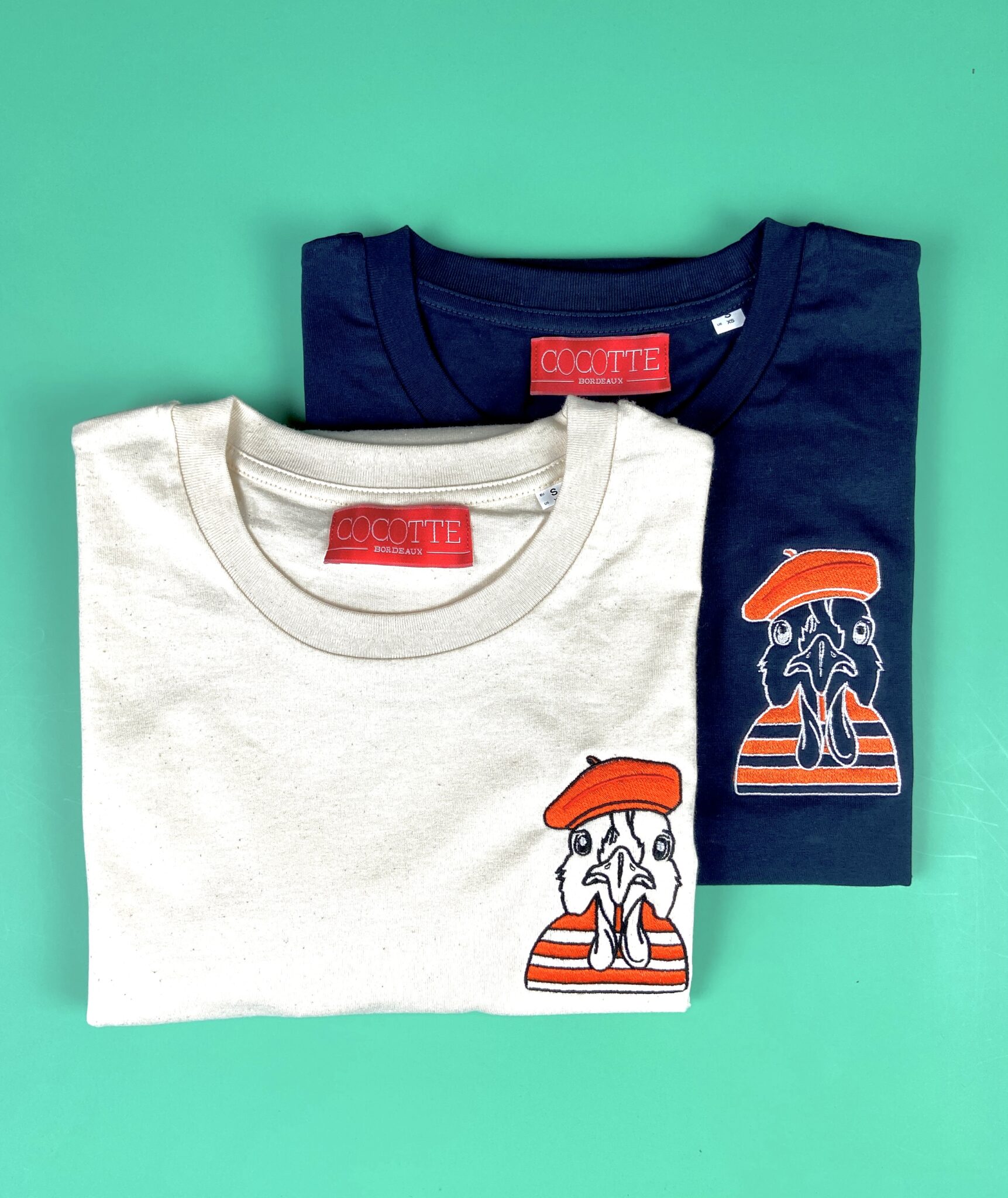 T-shirt, Broderie, Marque