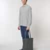 light tote bag anthracite studio front main 0