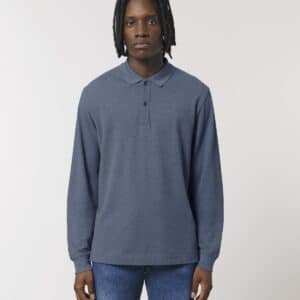 prepster long sleeve dark heather blue front main 1