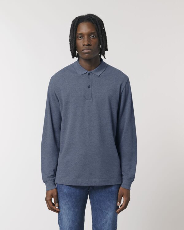 prepster long sleeve dark heather blue front main 1