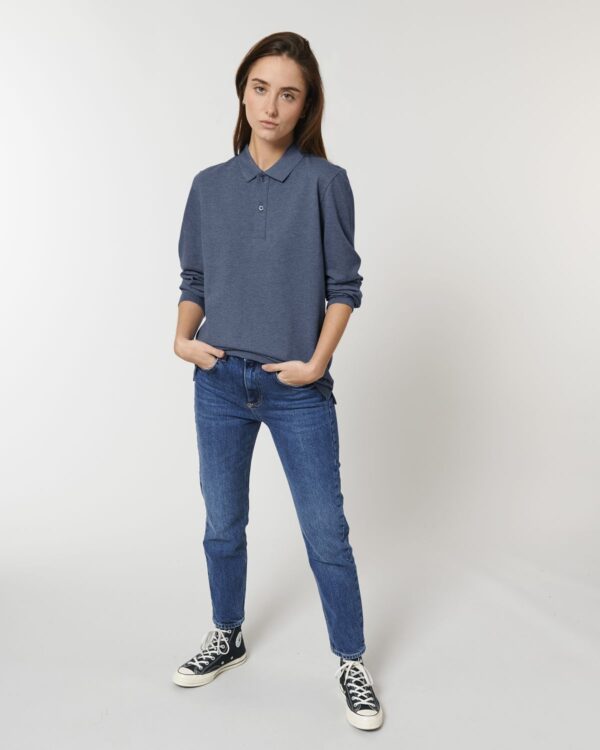 prepster long sleeve dark heather blue front main 5
