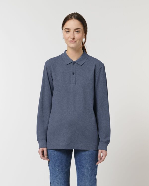 prepster long sleeve dark heather blue front main 6