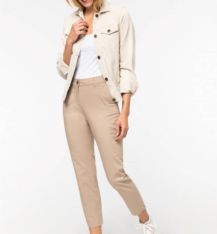 pantalon chino femme