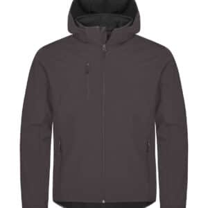 0200912 945 classicsoftshellhoody darkgrey front