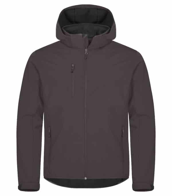 0200912 945 classicsoftshellhoody darkgrey front