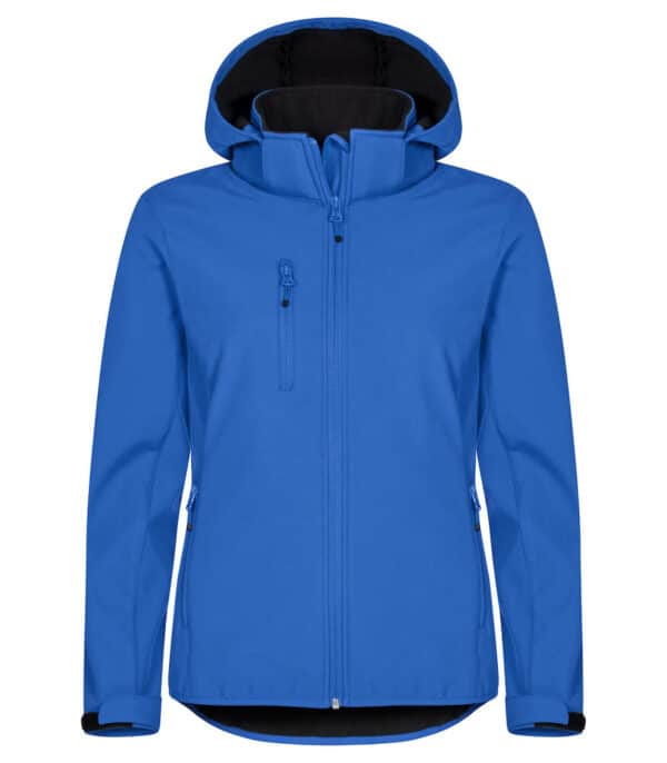 0200917 55 classicsoftshellhoodylady royalblue front
