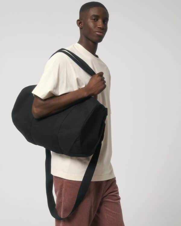 duffle bag black studio front main 0