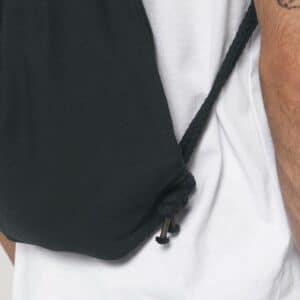 gym bag black studio front detail 0