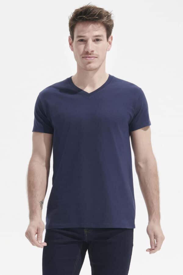 T-shirt impérial col V