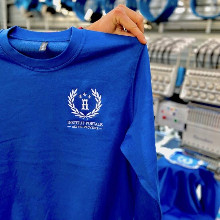institut portalis association sweat broderie1