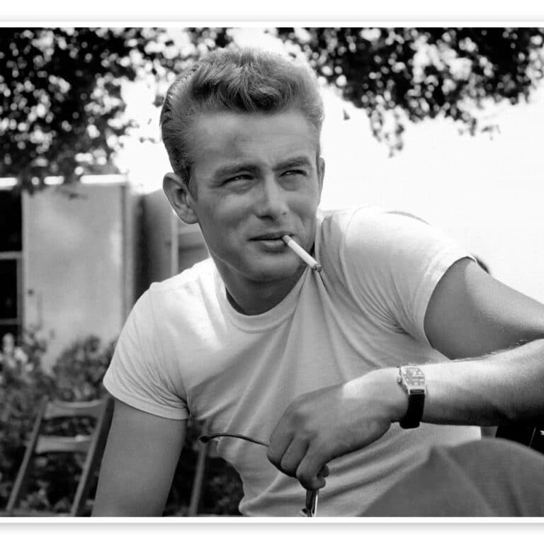 james dean en t shirt blanc