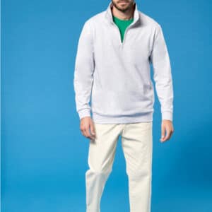 sweat col zippé k478