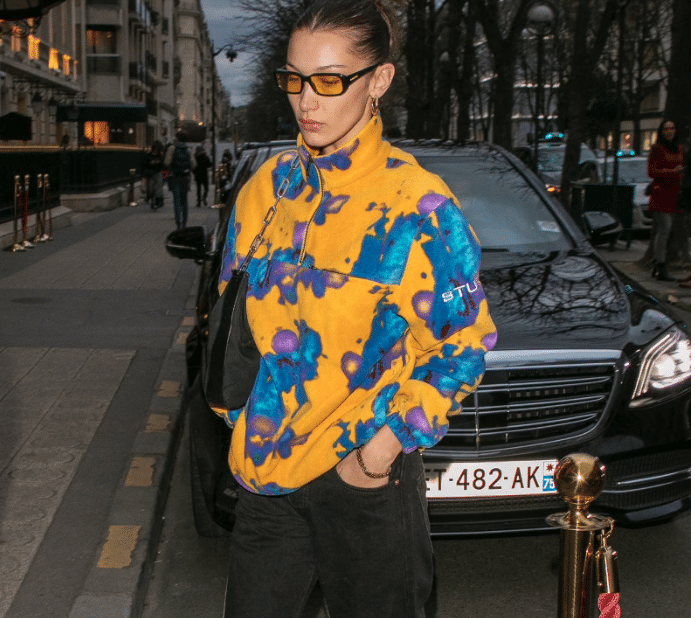 bella hadid polaire