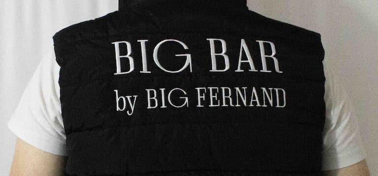 Bodywarmer, Broderie, Bar