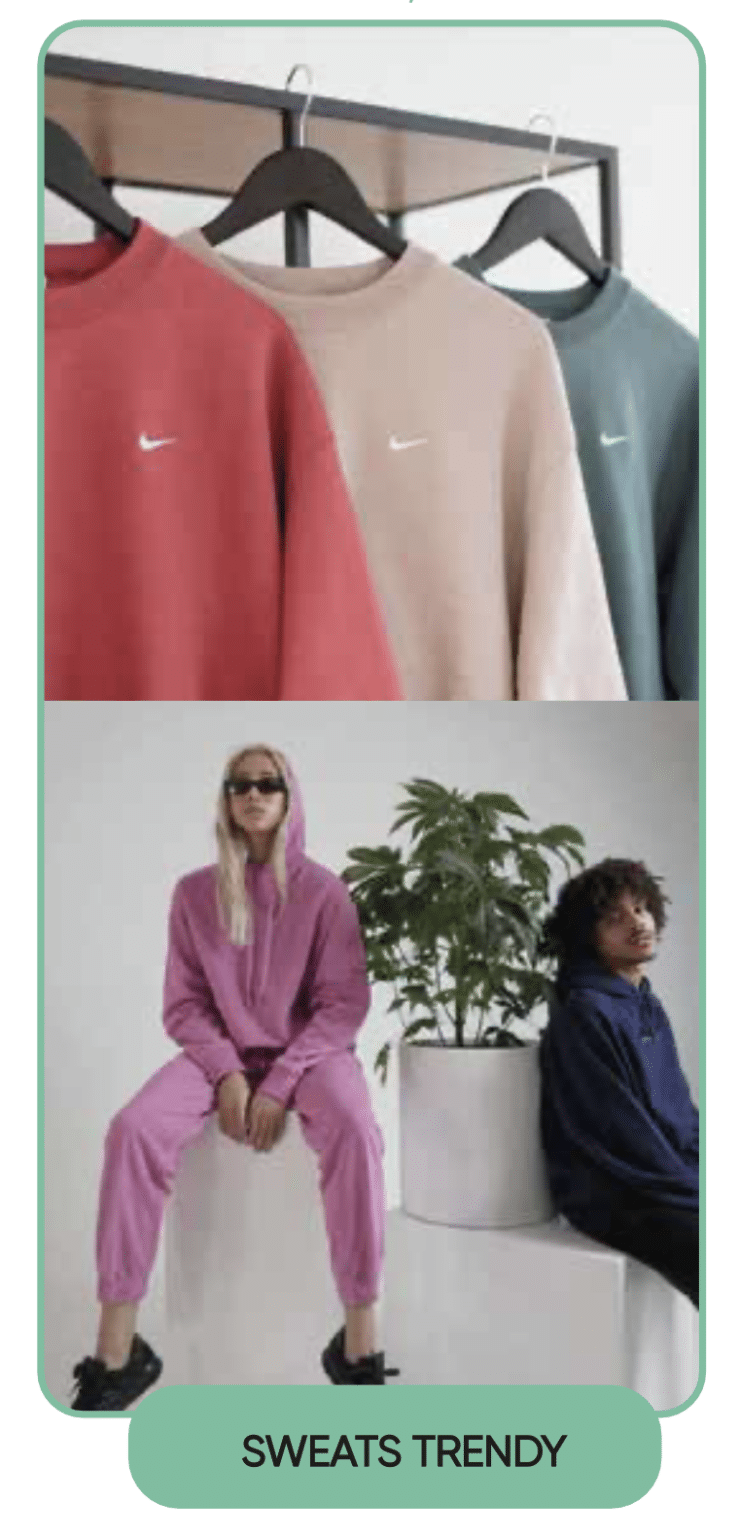 trendy sweats