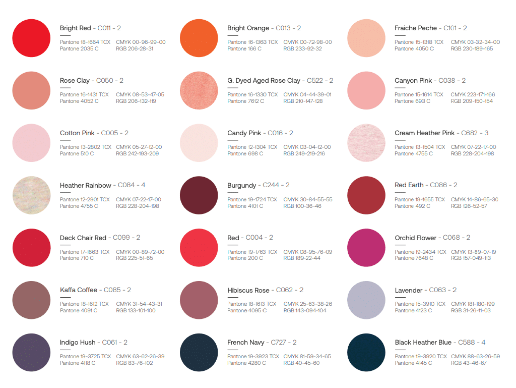 coloris stanley:stella1 rouges