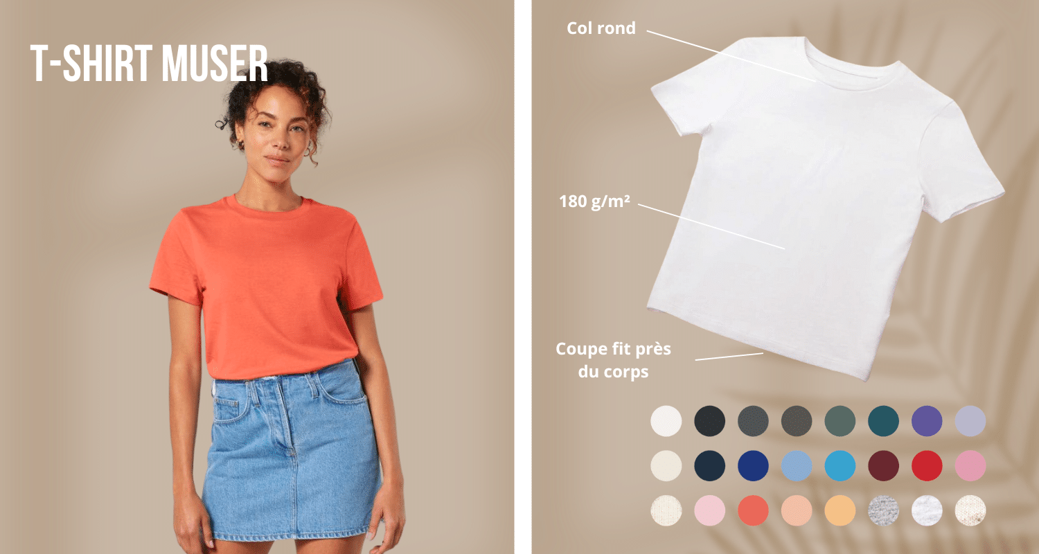 t shirt femme muser