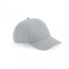 casquette classic organic 5 panneaux gris