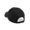 casquette classic organic 5 panneaux noir2
