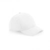 casquette classic organic 5 panneaux white
