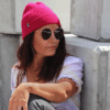 bonnet louise grenat
