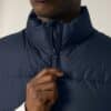 puffer gilet french navy studio front detail 0