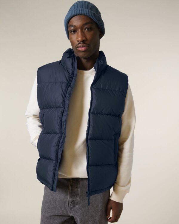 puffer gilet french navy studio front main 0