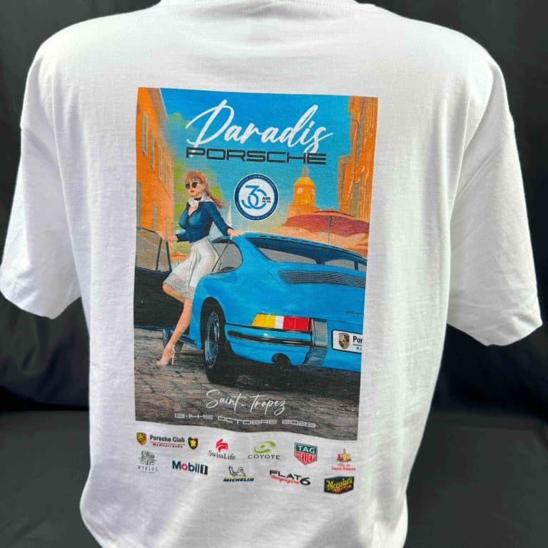 clubporsche evenement teeshirt