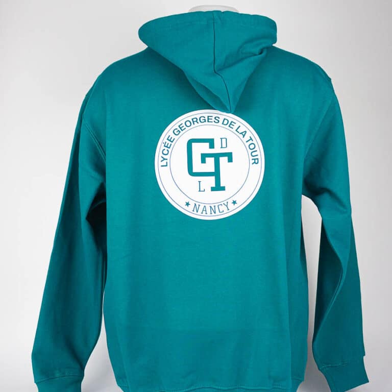 lycée georges de la tour associations étudiantes sweat jh001 broderie transfert 1