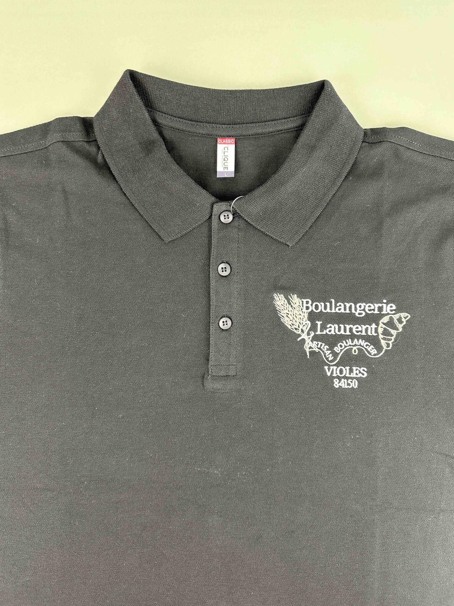 boulangerie 2 laurent btp et artisans polo homme classic lincoln broderie