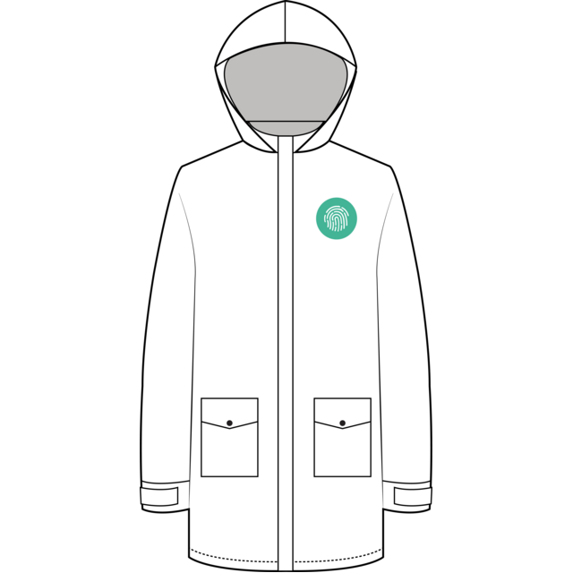 parka capuche coeur